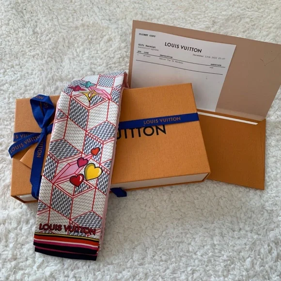 NEW LOUIS VUITTON DAMIER POP UP BANDEAU - M77697 - Picture 11 of 14